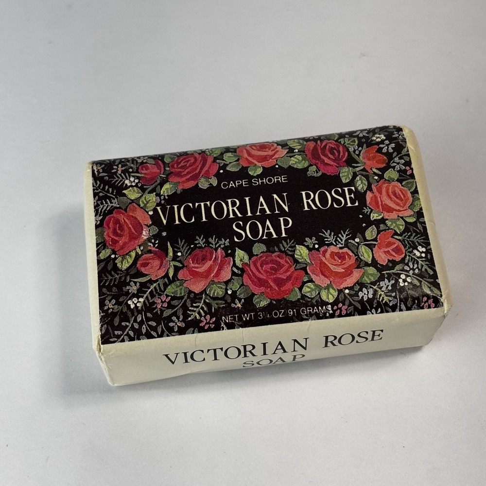 Cape Shore Victorian rose soap bar vintage USA